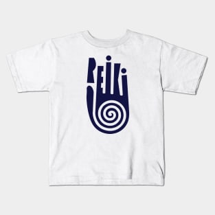 reiki hand spiral Kids T-Shirt